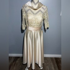 Elegant Cream Bridal Dress