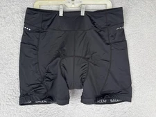 Baleaf Cycling Shorts Mens 3XL Black 3D Padded Pocket Compression Bike