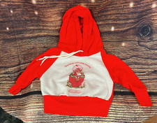 Vintage Strawberry Shortcake Hoodie Sweatshirt Kids Size 12 Months 1980