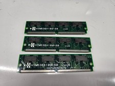 Hyundai QTY 3 HYM536410M-60 16MB 72 pines SIMM RAM paridad de memoria FastPage 60ns