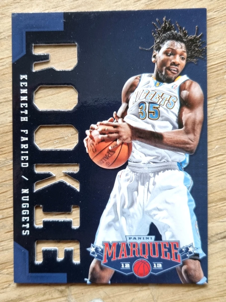 2012-13 Marquee Laser Cut Group III Rookies #325 Kenneth Faried - Nuggets RC