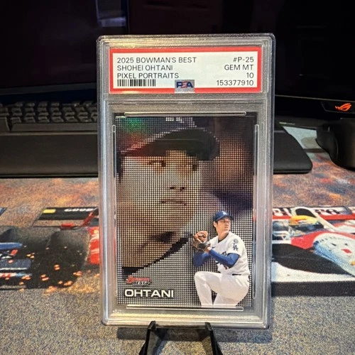 New Listing2025 Bowman’s Best Shohei Ohtani Pixel Portraits PSA 10