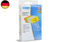 Rapesco 1428 19mm L&auml;cheln Foldbackklammern, Sortierte Farben, 80 St&uuml;ck
