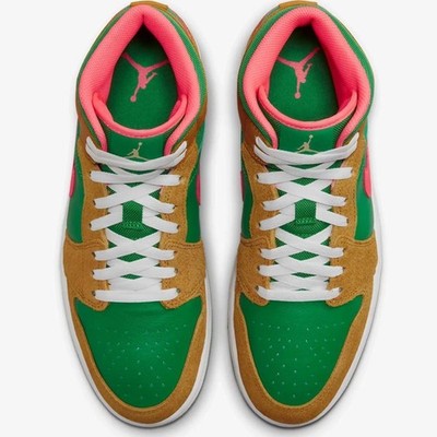 シューズ(男性用) NikeAirJordan1Mid Wheat&Water Melon 28cm Size 9 - Air Jordan 1 SE Mid Wheat Watermelon for sale online | eBay