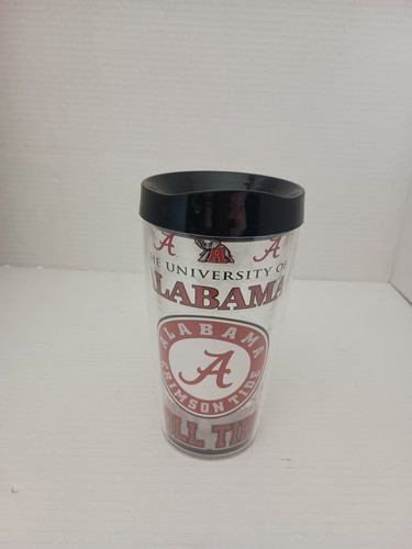 ALABAMA CRIMSON TIDE TRITAN TUFF 16oz TUMBLER Double Wall Insulated Made In USA