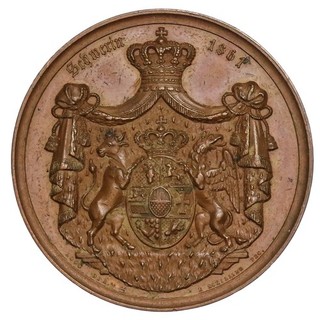 Mecklenburg Schwerin Bronzemedaille 1861 Versammlung Deutscher Land & Forstwirte