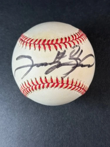 SAMMY SOSA SIGNED OFFICIAL NATIONAL LEAGUE BASEBALL W/ BAS COA CERT AUTO