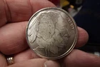 One Troy Ounce Buffalo Silver Round at Auction starts at $.99 w/ NR!