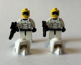 Lego Scout Trooper Minifigures Star Wars 7139 7128 3342 yellow head sw0005 figs