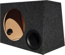 1 Cassa Trapezoidale Bass Reflex per Subwoofer Da 25 Cm Di Diametro Volume Di 25