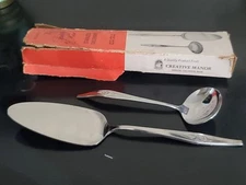 Creative Manor Exquisite Spritely Rose Stainless Tableware Gravy Ladle Pastry
