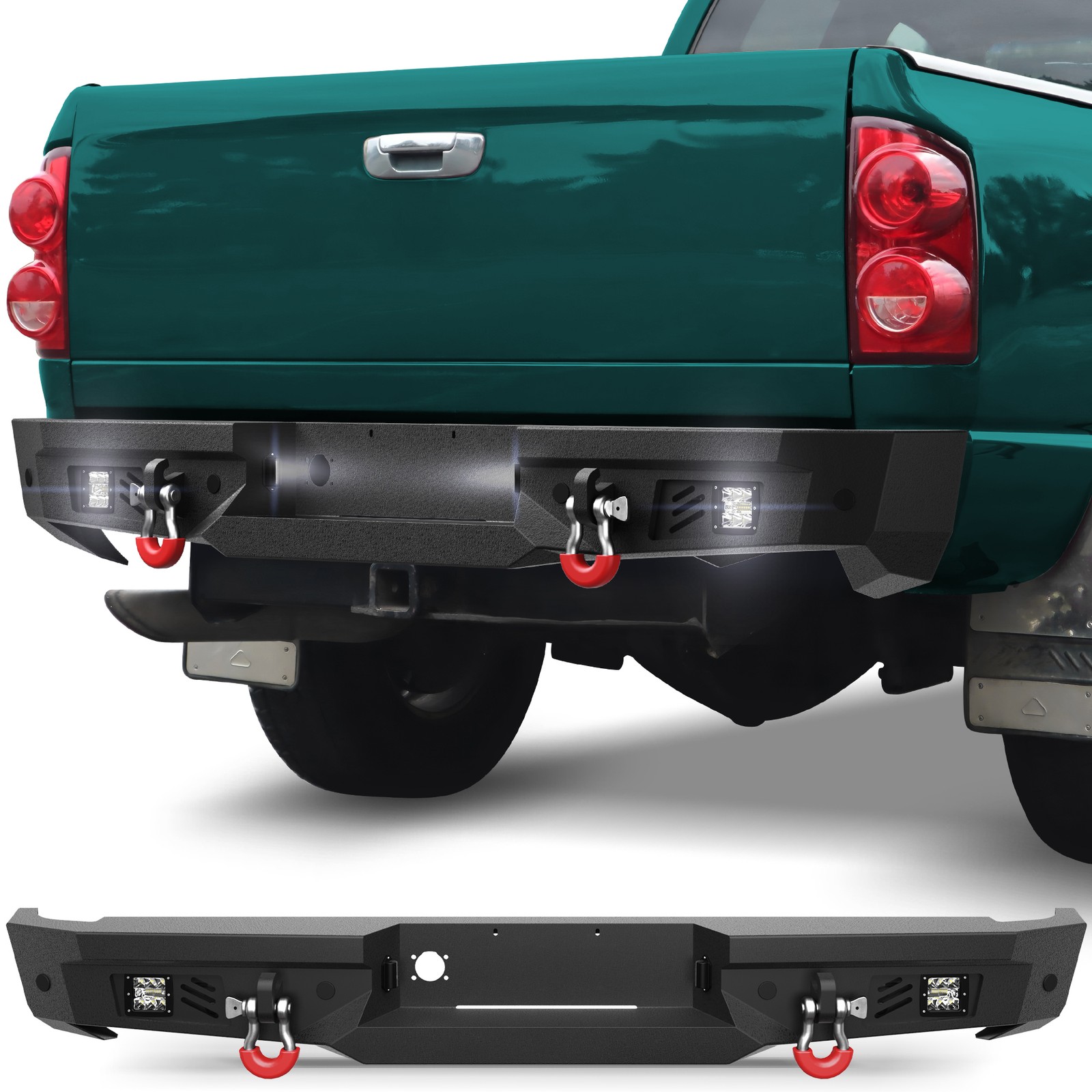 Rear Bumper For 2002-2008 Dodge RAM 1500 & 2003-2009 Dodge RAM 2500/ Ram 3500