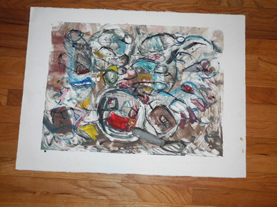 LOT(D)ORIGINAL,Abstract Expressionist ModernismMULTICOLOR,PETER FOUCAULT