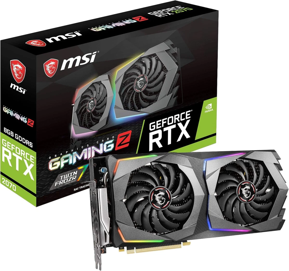 MSI NVIDIA GeForce RTX 2070 NVIDIA Computer Graphics Cards for