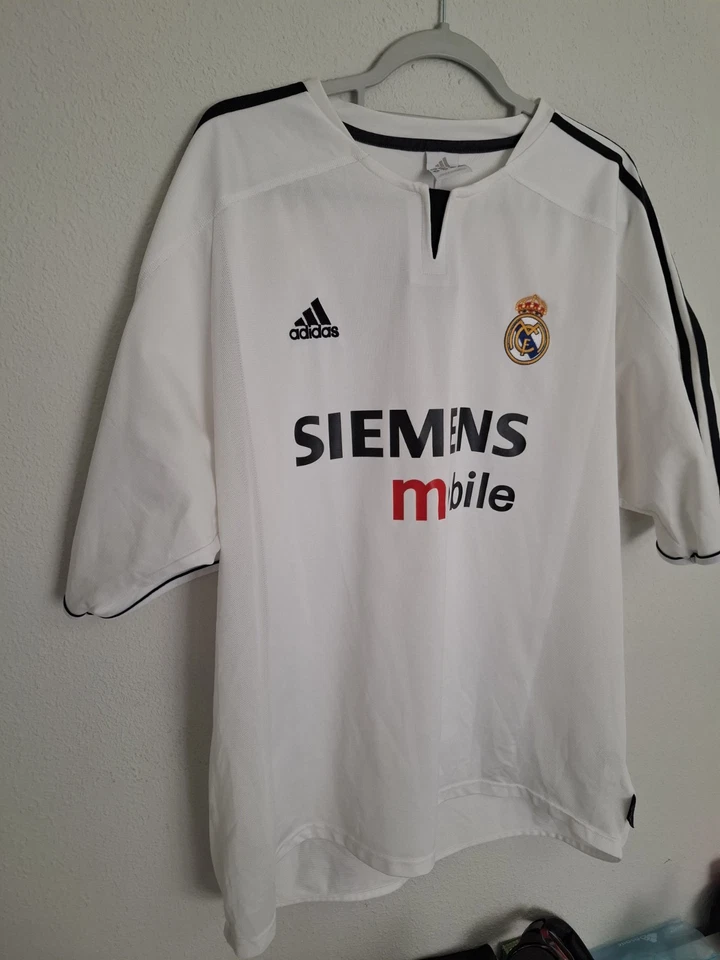 Real Madrid 2003/04 Home Shirt – Zidane #5 – Galácticos Era – Authentic Adidas - Imagen 4 de 4