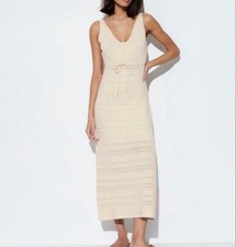Uniqlo x Comptoir des Cotonniers Crochet Dress Camisole Dress Ivory L