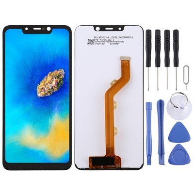 LCD Bildschirm mit Digitizer Baugruppe für Tecno Spark 3/3 Pro - Schwarz