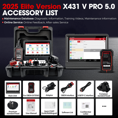 2025 LAUNCH X431 V + PRO 5 Bidirectional Scanner Key Coding Car Diagnostic Tool - Bild 10 von 13