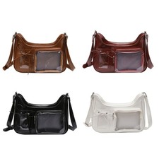 Ita Bag Japanese Styles Crossbody Bag PU Leather Shoulder Bag for Commuting