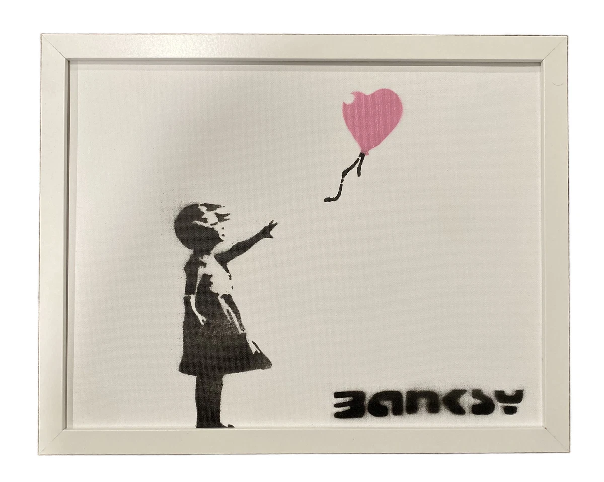 Runa Art Banksy Girl met ballon Schilderijen Huiskamer XXL Roodgrijs Straatkunst 120 x 80 cm 3 Delen Muur Decoratie 033031c Runa Art Banksy Girl met ballon Schilderijen Huiskamer XXL Roodgrijs Straatkunst 120 x 80 cm 3 Delen Muur Decoratie 033031c