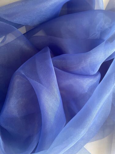 Crystal Organza Fabric Voile Wedding Craft Material Per Metre Curtains145cmWide - Picture 37 of 63