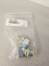 Liquidtight 3/8" straight connector - Hubbell - Lot of 2