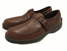 Dexter Womens Sz 8 N 8N Narrow Comfort Shoes Brown Leather Comfort Mary Jane