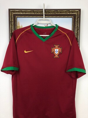 Portugal Home football shirt 2006 Soccer Nike Jersey National Mens