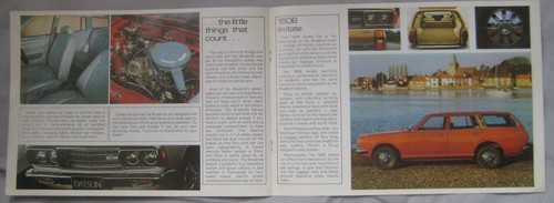 1975 Datsun 160B & 180B Bluebird Brochure Pub. No. 62M 5.75 - Picture 2 of 3