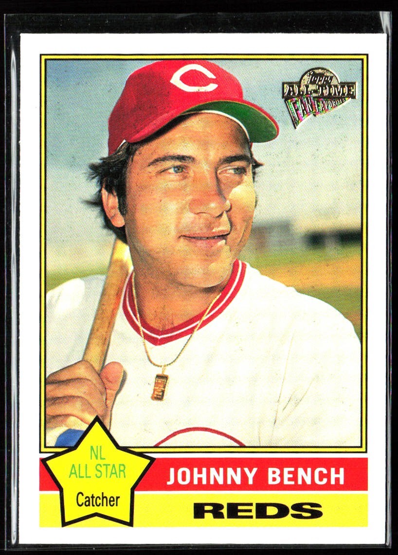 Johnny Bench 2004 Topps All-Time Fan Favorites card
