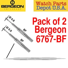 Bergeon 6767-BF - Replacement FINE POINTED tip for 6767-F Tool (Pack of 2) Swiss