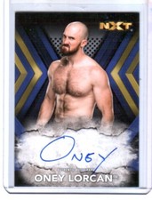 WWE Oney Lorcan RA-AD 2017 Topps NXT Blue Authentic Autograph Card SN 13 of 50