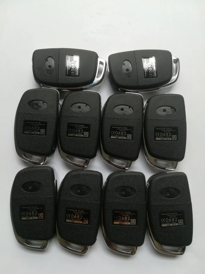 Carcasa de llave remota 10*Fob para Hyundai Tucson Santa fe ix45 Sonata i40 2012-2019 Foto 4 de 4