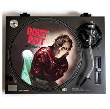 QUIET RIOT Turntable Slipmat for Vinyl Records 12" DJ Slip Mat heavy metal