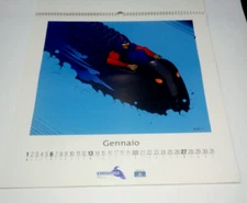 2002 MOEBIUS ILLUSTRATED CALENDAR RARE SIZE 48 X 56 CM