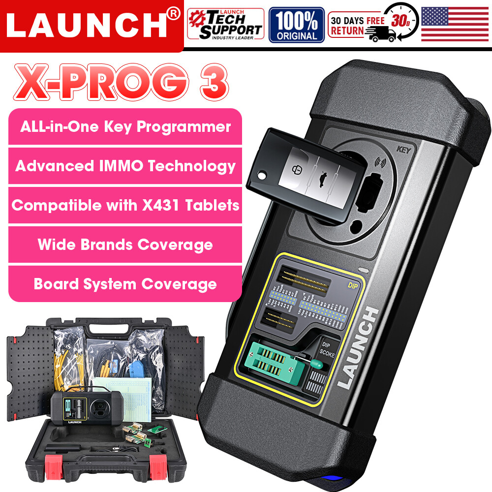 Launch X431 IMMO Plus Elite X-Prog3 IMMO Key Programming Car