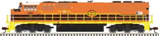 Atlas N EMD SD60M Buffalo & Pittsburgh BPRR #3888 DCC/SND LED 40005237