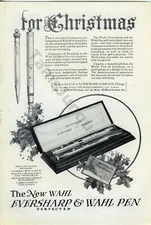 1924 Wahl Writing Pen Eversharp Pencil Old PRINT AD Nearly 100 years old (3409)