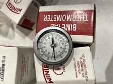 Winters TBM20025B8 Bi-Metal Pocket Thermometer w/ 2.5" Stem (0 to 250-Degree (F)