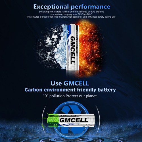 AA and AAA Batteries Combo 76PCS 1.5 Volt Carbon Batteries Variety Pack K5Y5 - Picture 5 of 12