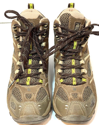 The North Face Women's SZ 6 Hedgehog Brown Fastpack Mid GTX Trail Hiking Boot US