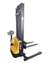 CHL-HELI FULL ELECTRIC PALLET STACKER 3500 LBS, 135" LIFT HEIGHT STRADDLE LEGS