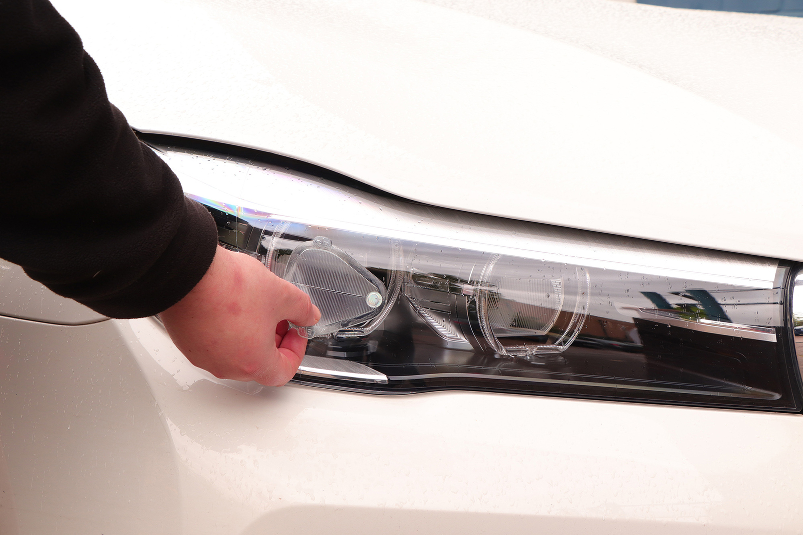 Universal Headlight Beam Deflectors Headlamp Direction Converter Travel