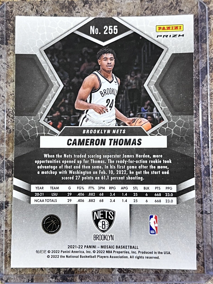 21-22 Origins Cameron Thomas RC サインパッチ CAMERON CAM THOMAS 2021-22 PANINI IMPECCABLE ROOKIE RED AUTO