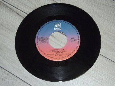 Joe Dolan Lady in Blue / My Darling Michelle Vinyl 7'' 45 RPM