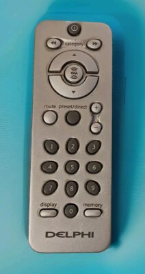 DELPHI Remote P10734A Car Stereo Audio XM Satellite Radio Genuine OEM Free Ship