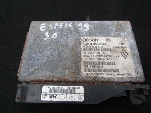 0260002603 Getriebesteuergerät Steuergerät Getriebe zf605800106 DE249231-04