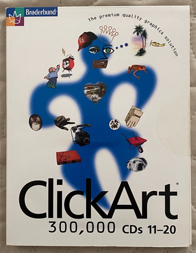 Broderbund, Clip Art, 300,000 Images, 20 CD's, HUGE Selection, MUST HAVE! - Picture 2 of 5