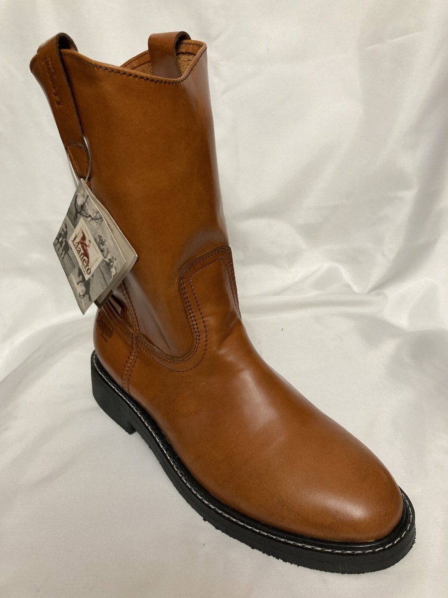 LLANERO BOOTS / SIZE 8.5 EE / MIEL / HONEY LEATHER / ROUND 