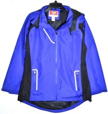 Team 365 Ladies Blue Dominator Jacket With Hood (size L/large) Tt86w New 
